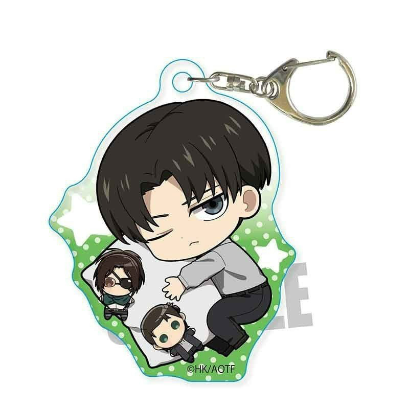 Móc khóa ATTACK ON TITAN Đại chiến Titan in hình anime chibi mica trong acrylic xinh xắn