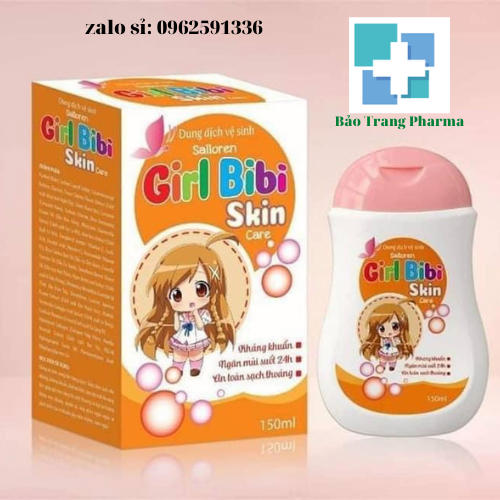 Girl Bibi Skin Care - Dung dịch vệ sinh dành cho bé gái