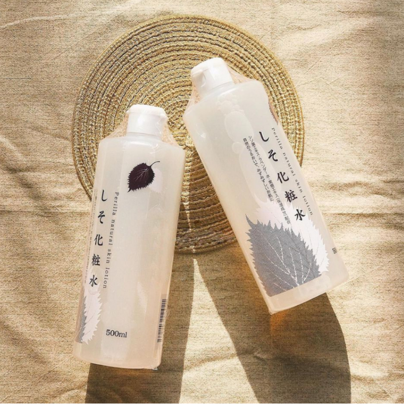 Nước hoa hồng tía tô Chinoshio Perilla Natural Skin Lotion 500ml - Hàng Nội Đia Nhật