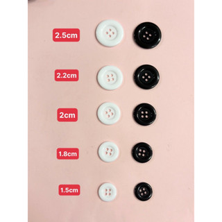 Sét 20 nút áo vest, nút quần tây (1.5cm - 2.5cm)