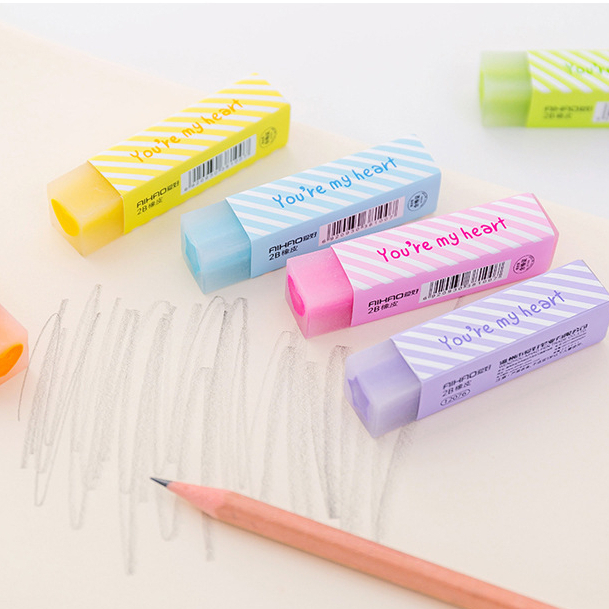 Gôm / Tẩy bút chì hình sao trái tim dễ thương, dụng cụ học tập E1430