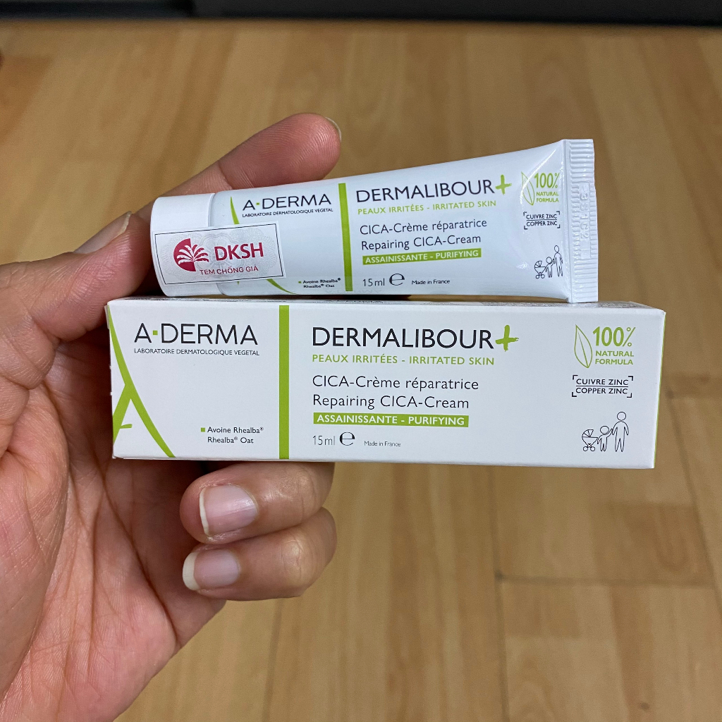 Kem làm dịu da A-Derma Dermalibour+ Repairing Cream 15ml