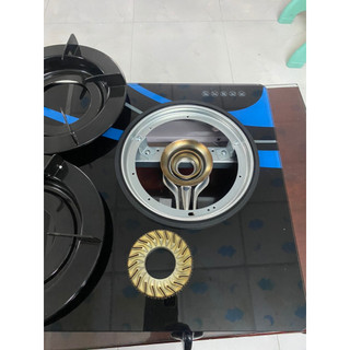 Bếp ga đôi Rinnai RV-3715GL(BC) - Hàng trưng bày