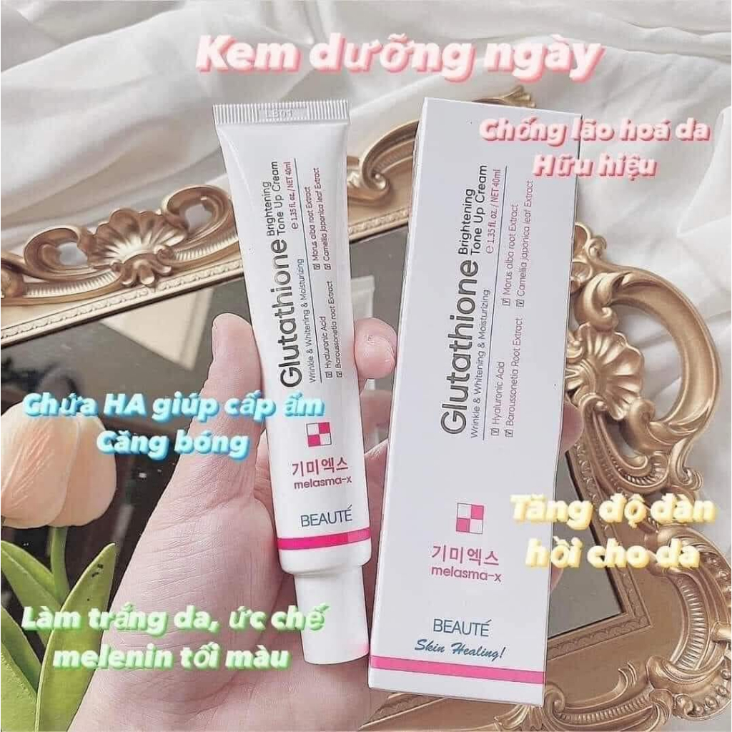 Kem Dưỡng Trắng Da Melasma - X 3D Glutathione Tone Up Cream