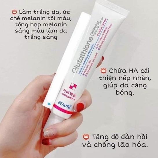 Kem Dưỡng Trắng Da Melasma - X 3D Glutathione Tone Up Cream