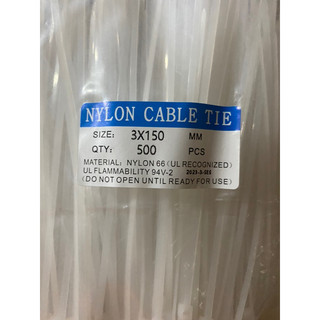 Dây thít nhựa size 3x150mm ( 1 cặp)