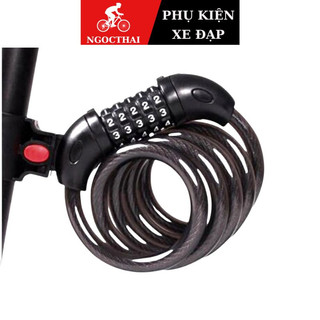 Khóa xe đạp dây thể thao 5 số Tonyon chống trộm cao cấp