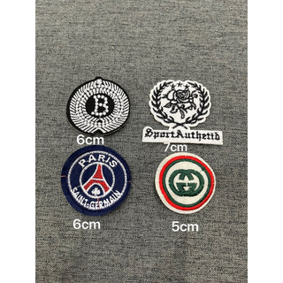 Patch vải ủi nhiệt thêu mẫu logo tròn cao cấpp