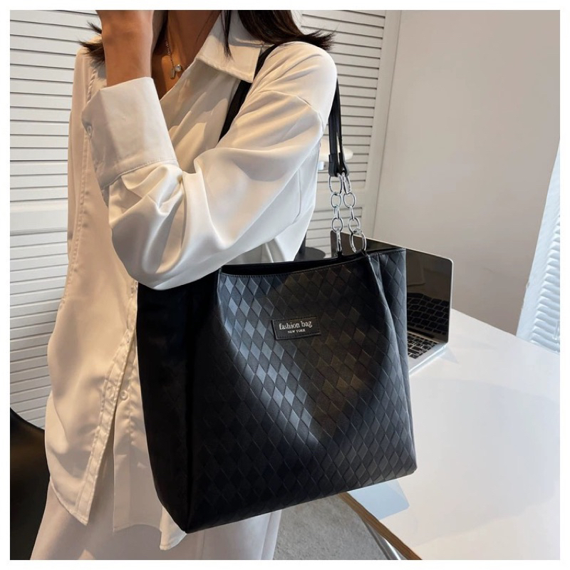 Túi Công Sở Túi Xách Nữ Túi Tote Kẻ Caro Đựng Vừa A4, Laptop Đi Chơi Đi Làm QG Store