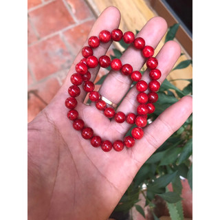 vòng tay san hô đỏ 8ly