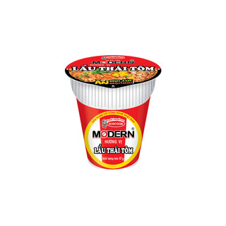 Thùng 24 ly mì Modern vị lẩu thái tôm 67g