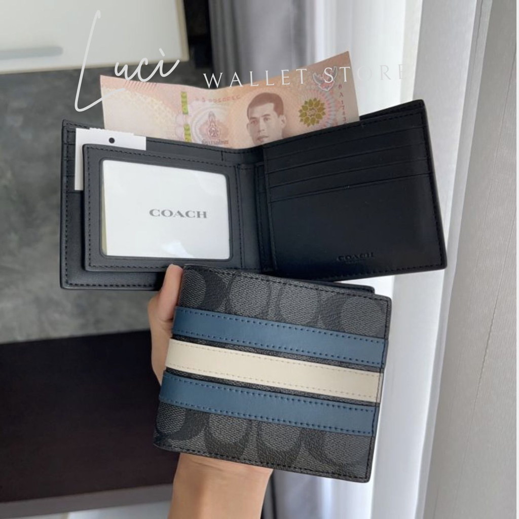 Ví Ngắn C.O.A.C.H Cao Cấp Thời Trang Dành Cho Nam