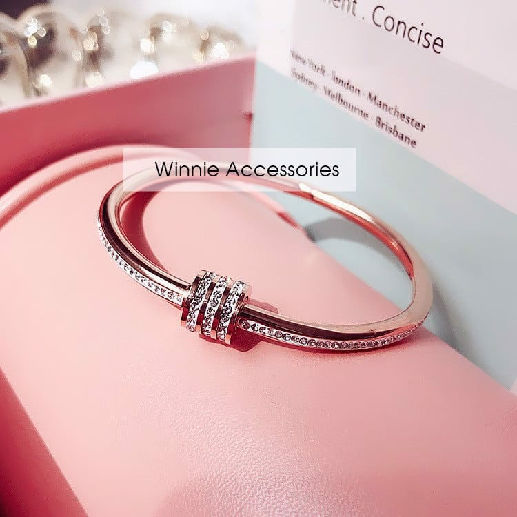 Vòng tay nữ titan Triple Cube