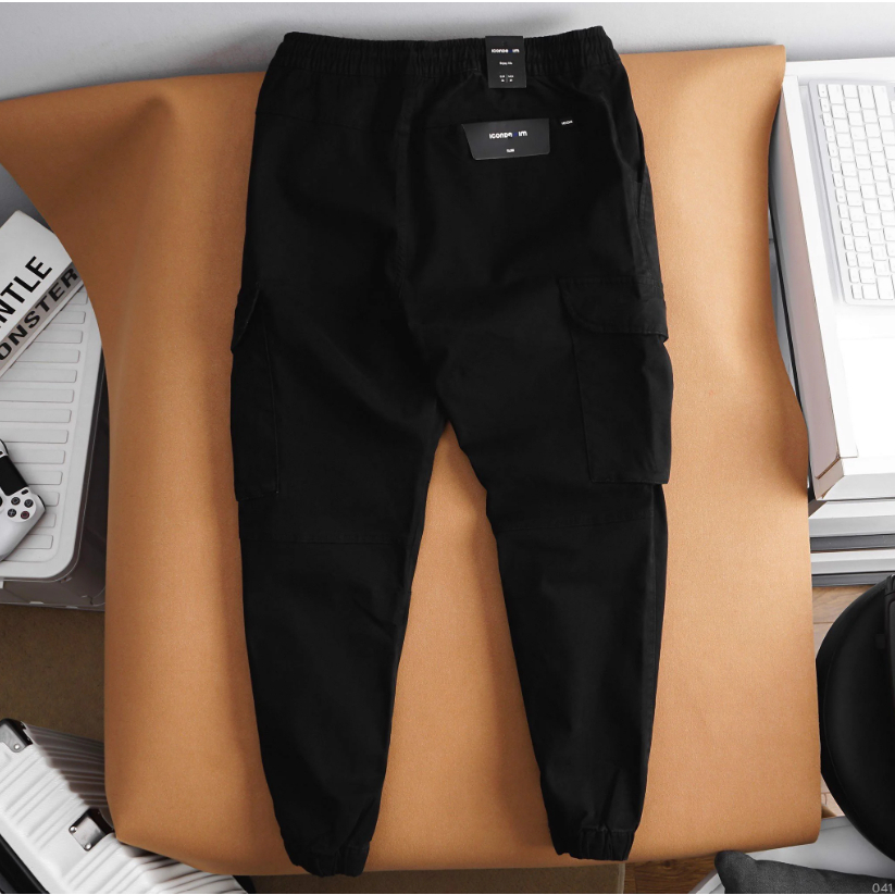 Quần jogger nam Kaki ICONDENIM W Detail cá tính năng động - JGID0041