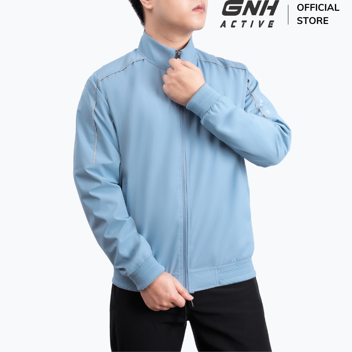 Áo khoác nam bomber siêu cản gió GNH Active Áo Khoác Dù 2 lớp lót lông cừu siêu ấm | GNH ABL23036