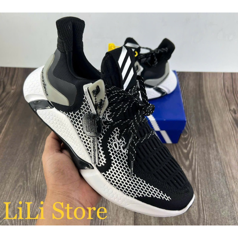 Giày Thể Thao Alphabounce Đen Trắng 2020