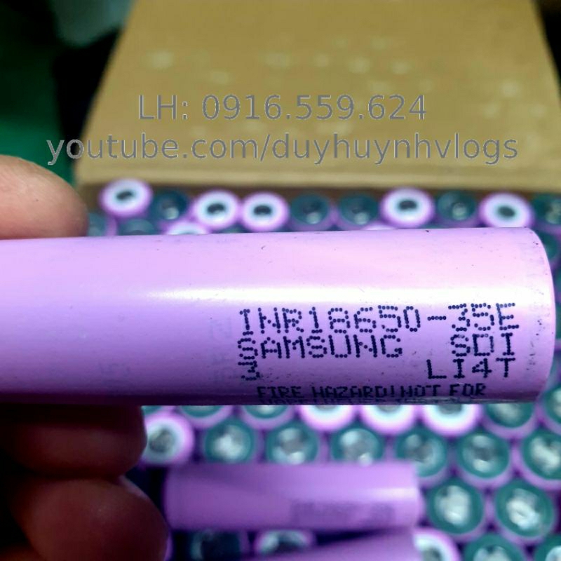 Pin samsung 35e dung lượng 3350mah chính hãng tháo khối