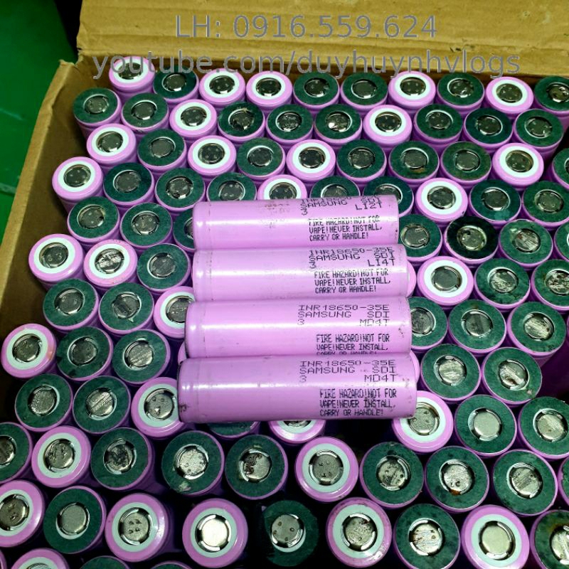 Pin samsung 35e dung lượng 3350mah chính hãng tháo khối