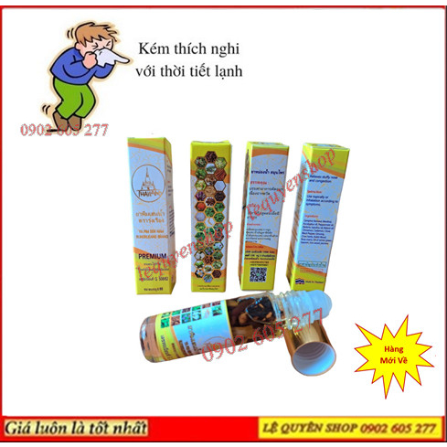 Dầu Lăn 37  Vị  Thái Lan 8ml