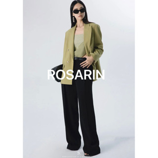 Quần tây ống suông rộng dài 105cm, có đĩa thắt dây lưng, cạp cao có túi - mã D1-1076 có 2 màu đen và xanh cổ vịt