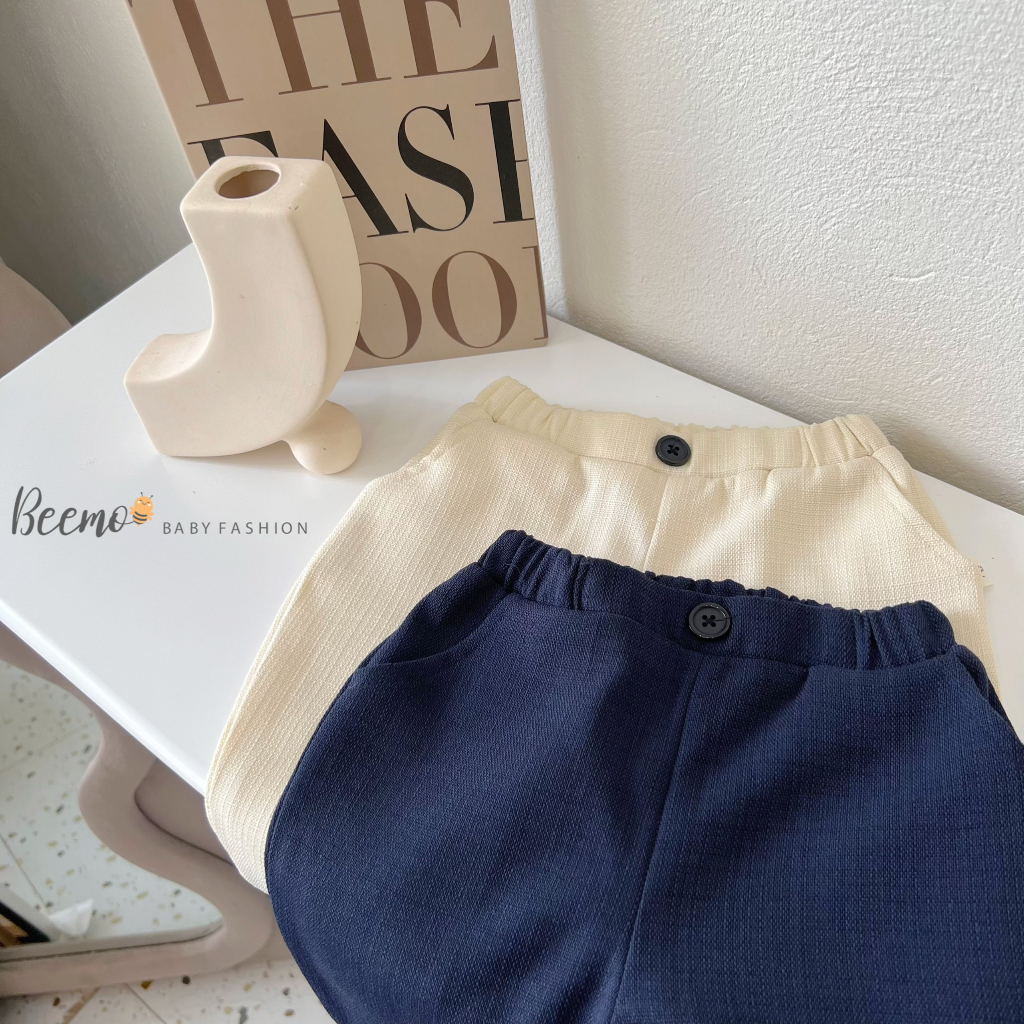 Set vest gile công tử cho bé trai, bộ gile vest phong cách Hàn Quốc Beemo