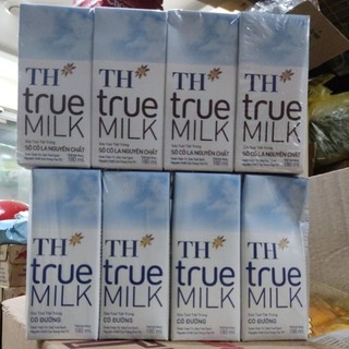 Sữa TH True Milk 180ML( vỉ 4h x180ml) hsd vỉ nguyên chất 10/7/2024