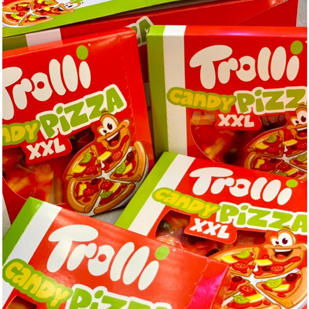 Kẹo Dẻo PIZZA TROLLI CANDY size XXL 45Gr Ăn Vặt Tiểu Muội