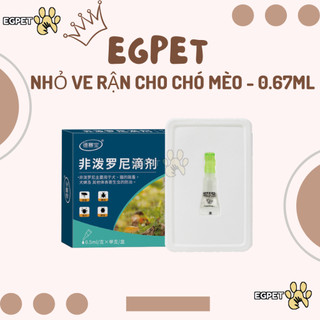 Nhỏ ve rận, bọ chét cho chó mèo, nhỏ gáy cho chó mèo siêu hiệu quả