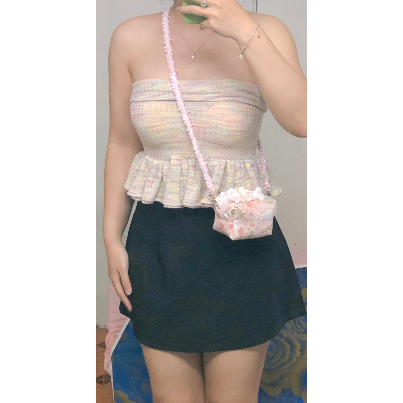 TÚI ĐEO ĐỰNG ĐỒ MAKEUP, CÁ NHÂN CÓ DÂY ĐEO CHÉO - HANDMADE BY 1402.Sew 🌸