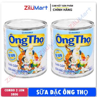 Sữa đặc Ông Thọ có đường nhãn xanh loại 380g