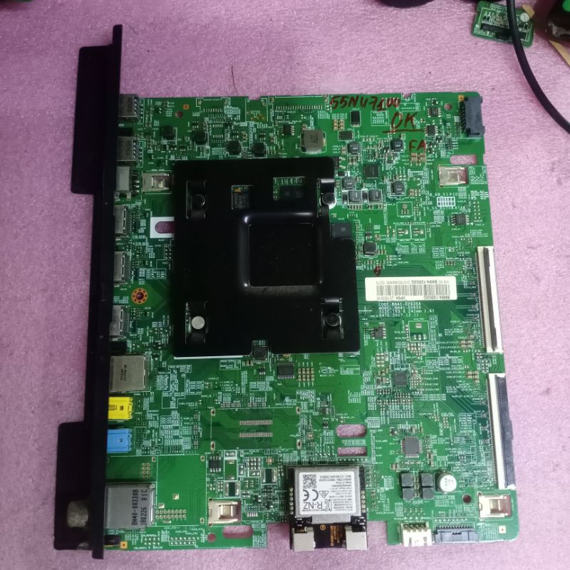 Bo mạch tivi Samsung 55NU7100,bo xử lý, khiển, nguồn, main chính, chủ,bo mắt