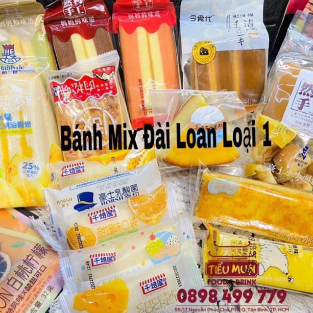 Bánh Mix Đài Loan Siêu Thơm Ngon 1 kg Ăn Vặt Tiểu Muội