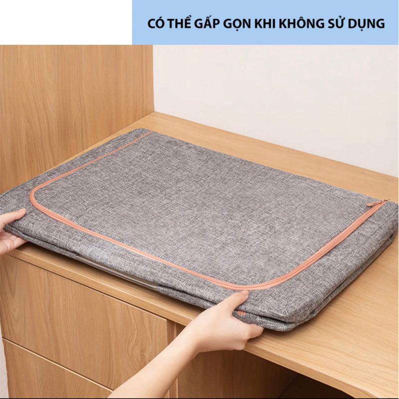 Túi Vải Đựng Đồ - Quần Áo - Chăn Màn Khung Thép - Gấp Gọn Tiện Lợi