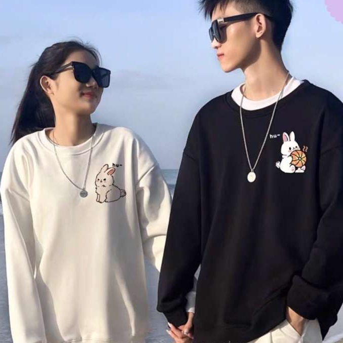 Áo sweater đôi 🎁 FREESHIP 🎁 áo đôi mùa đông , áo đôi nam nữ dài tay có đủ size