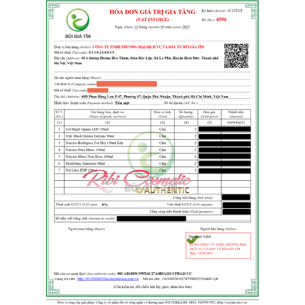 Nước Hoa Nữ Ysl Bán Chạy Black Opium, Libre, Mon Paris Edp Ribicosmetics