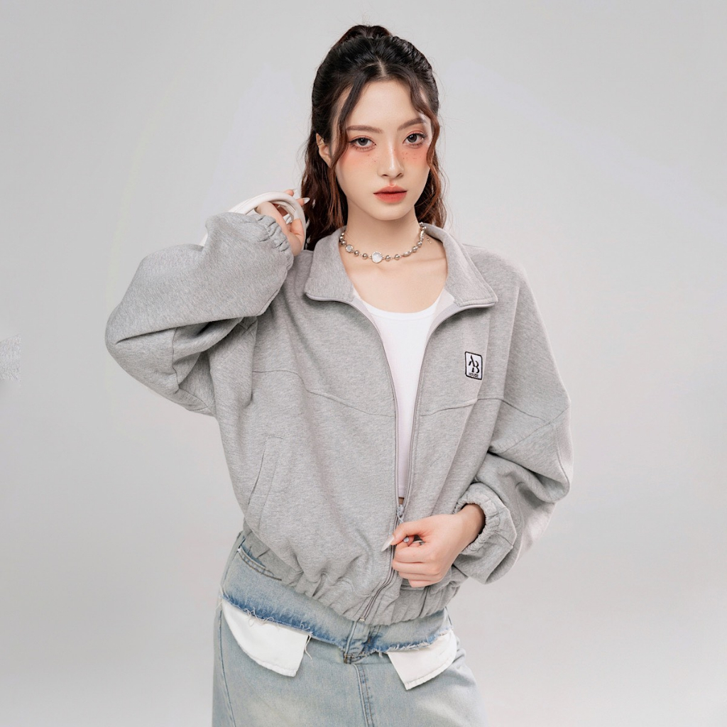 AB HOUSE - Áo khoác form croptop PRIMEE thời trang nữ