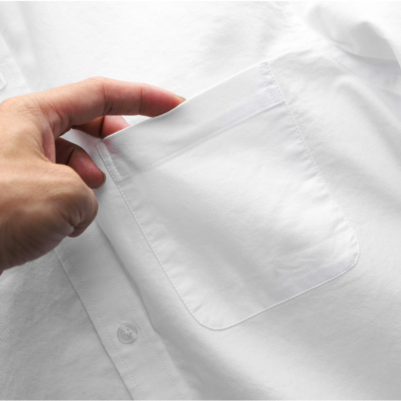 Áo sơ mi nam tay dài ICONDENIM Wolf Pattern chất Oxford chuẩn form cao cấp thanh lịch - SMID0106