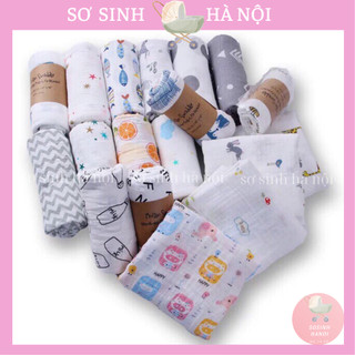 Khăn Tắm Sợi Tre Muslin Swaddle Sợi Tre Mềm Mại Cho Bé
