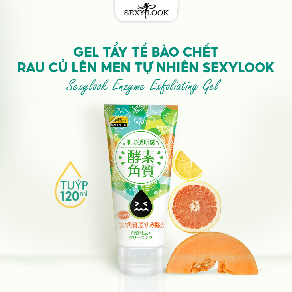 Gel Tẩy Tế Bào Chết SEXYLOOK Lên Men Tự Nhiên 120g