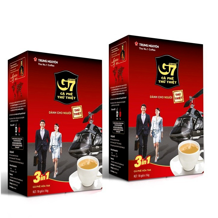 Cà phê G7  thứ thiệt 288g (18gói x 16g )