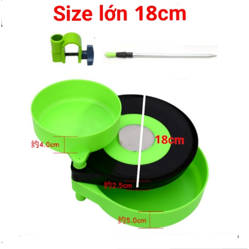 Khay trộn mồi khay Đựng Mồi Câu Đài Câu Đơn Tặng Đầy Đủ Phụ Kiện
