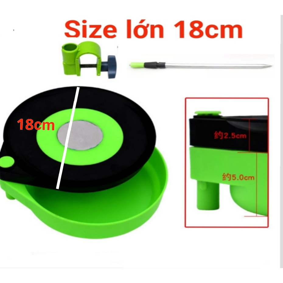 Khay trộn mồi khay Đựng Mồi Câu Đài Câu Đơn Tặng Đầy Đủ Phụ Kiện