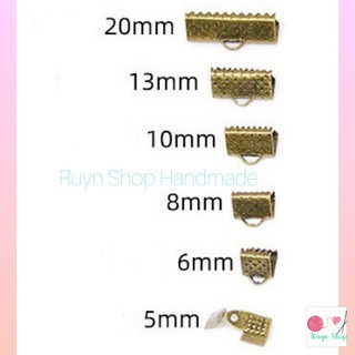Set 50 cái kẹp đầu dây/kẹp cố định vòng để làm handmade (Đồng giả cổ)
