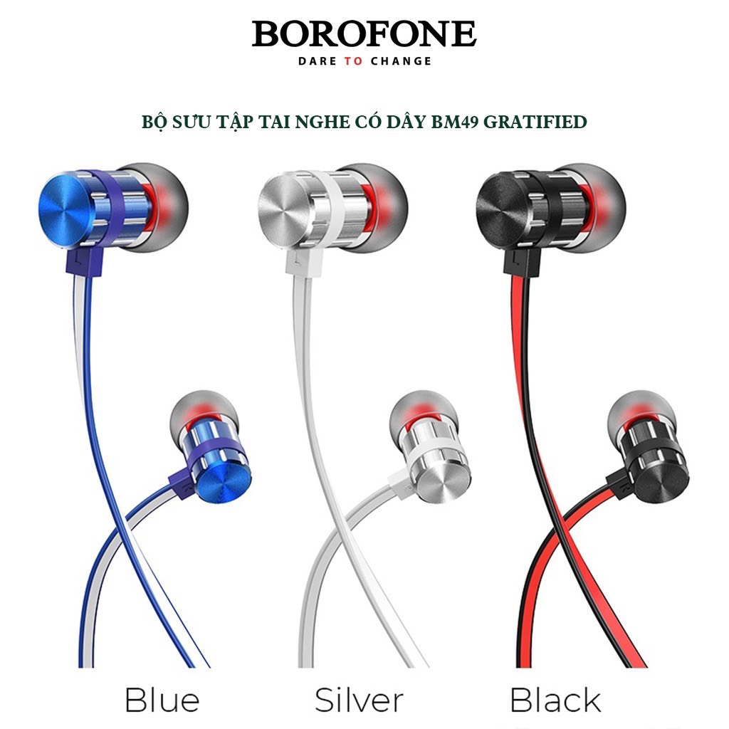 Giấy vệ sinh cho tai nghe nhét tai có dây BM48, tai kết nối có dây jack cắm 3.5