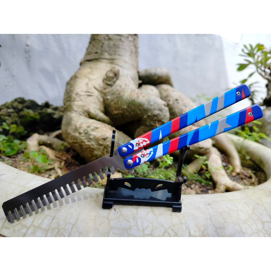 Lược Thép Yoru Valorant full Hợp kim. Tặng móc khóa kim loại Valorant