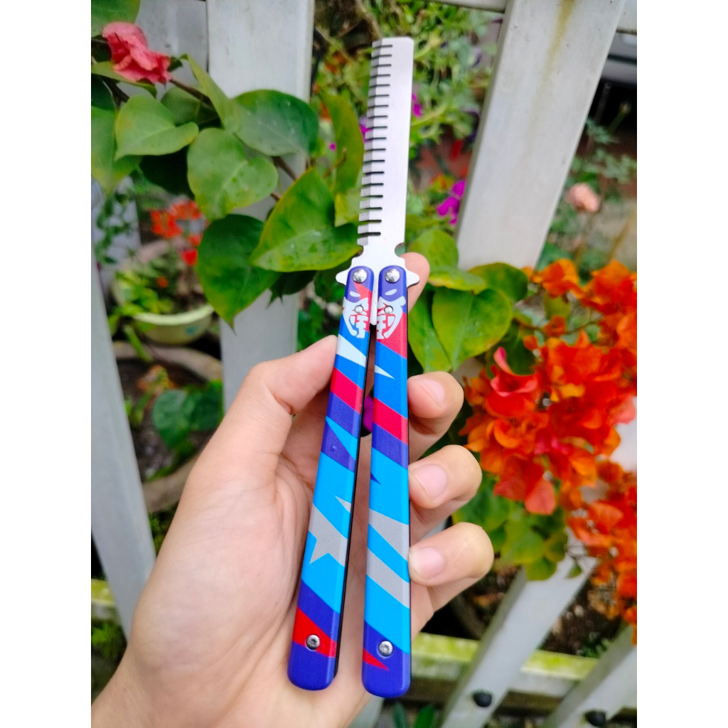 Lược Thép Yoru Valorant full Hợp kim. Tặng móc khóa kim loại Valorant