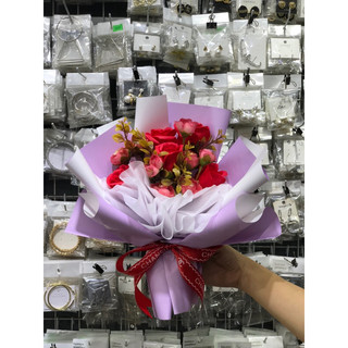 HOA SÁP , HOA LỤA BÓ CỰC XINH ( ảnh thật )