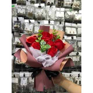 HOA SÁP , HOA LỤA BÓ CỰC XINH ( ảnh thật )