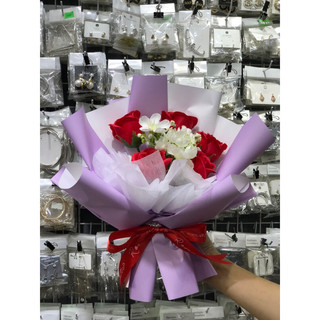 HOA SÁP , HOA LỤA BÓ CỰC XINH ( ảnh thật )