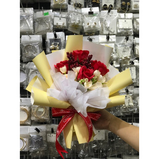 HOA SÁP , HOA LỤA BÓ CỰC XINH ( ảnh thật )